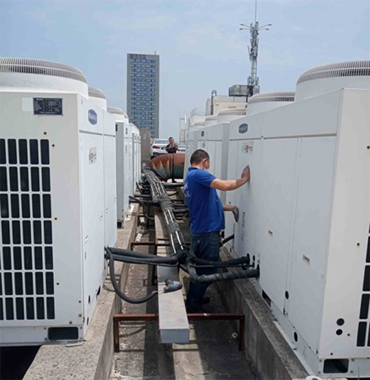 南江中央空调制热和不制冷系统维修方法